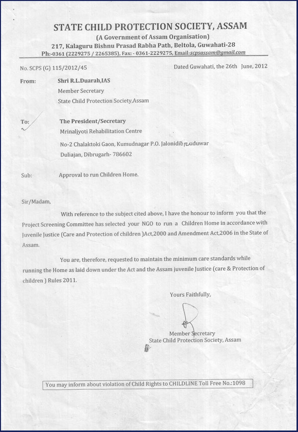 Registration Certificate
